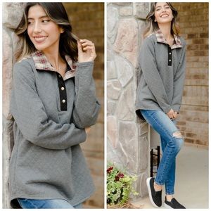 *New* Plaid Pullover